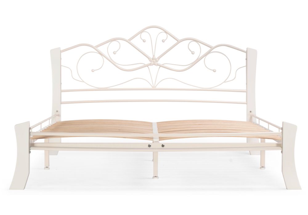 Двуспальная кровать Виктори 4 160х200 белая