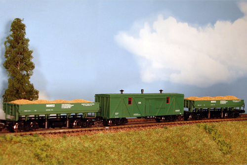 Набор Думпкаров с грузом песка + служебный, СЖД, (IV Эп.)