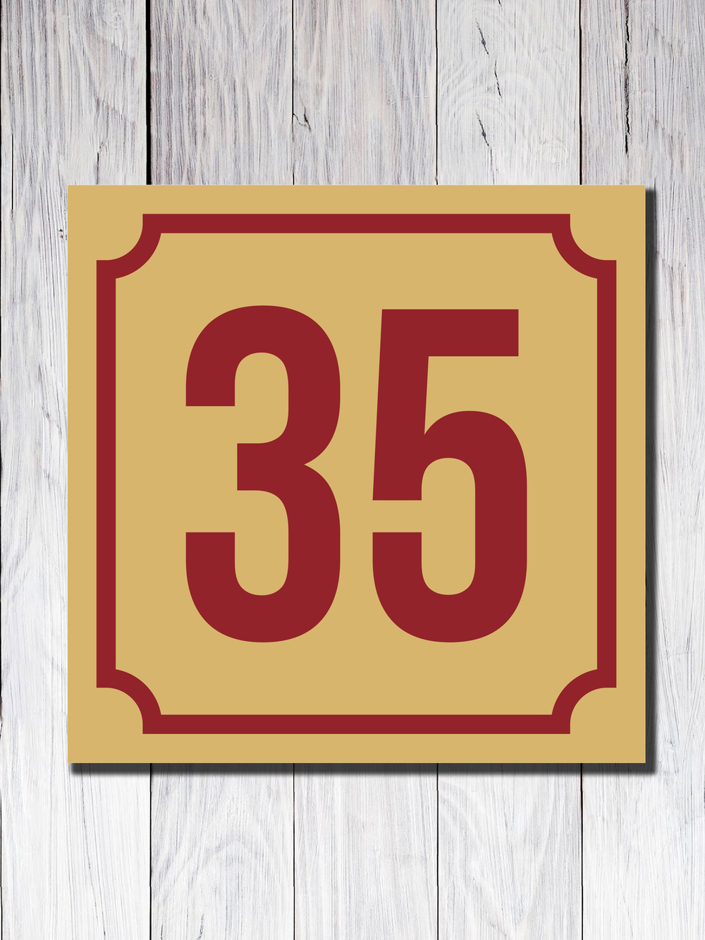 Табличка адресная УФ-3