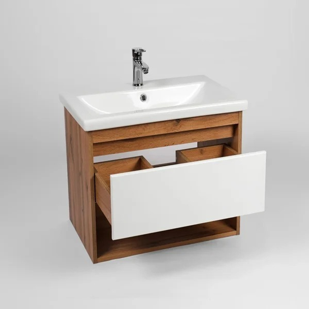 Тумба VIANT "Бостон" COMO 50 1 ящик подвесная 380х460х500