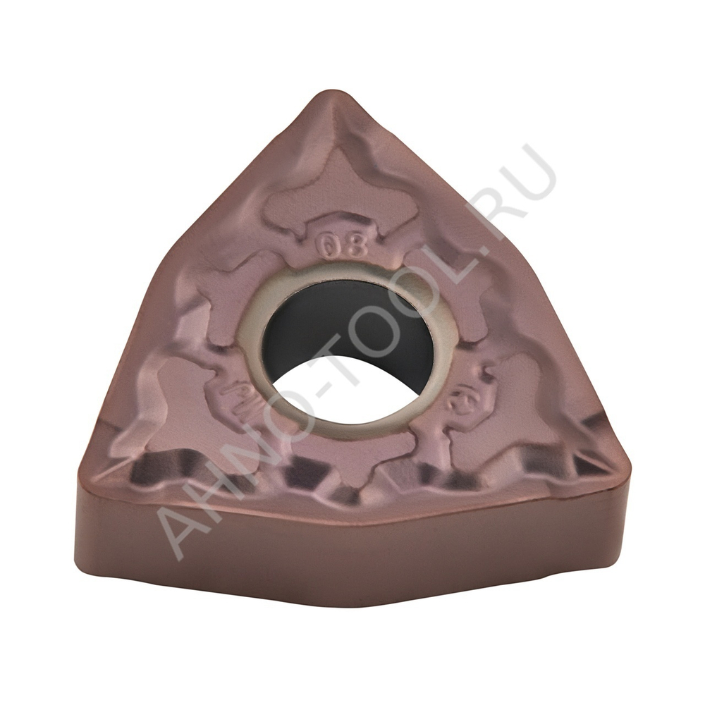 Пластина твердосплавная ISO WNMG080408-MJ APM425L AHNO по жаропроч. и нерж.стали, получистовая