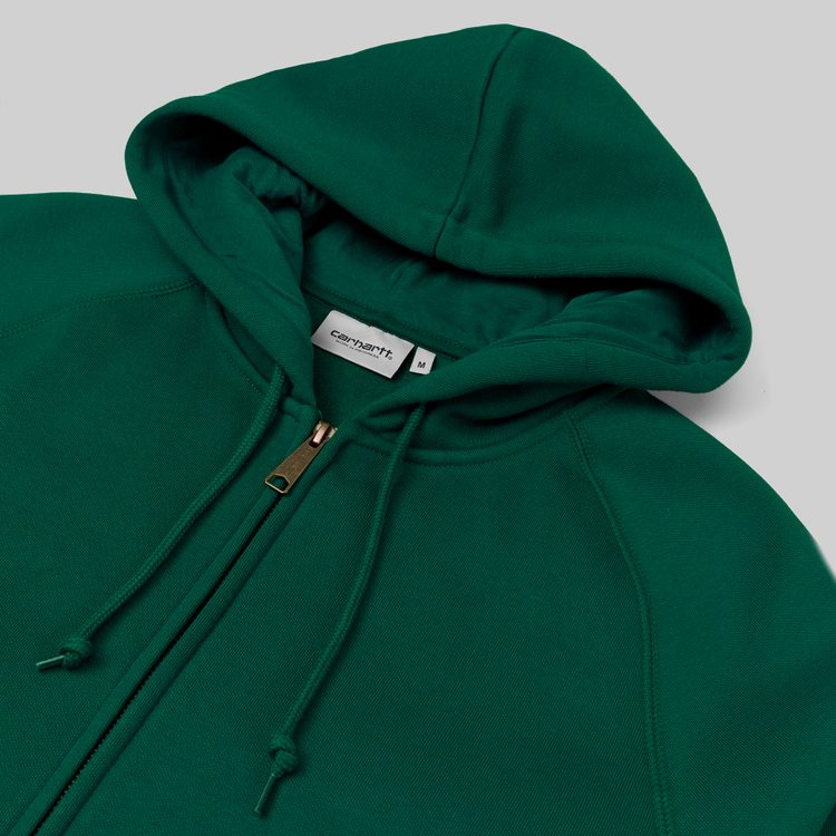 Толстовка мужская Carhartt WIP Chase Jacket Hooded артикул:I033664_chervil - купить в магазине Дайс