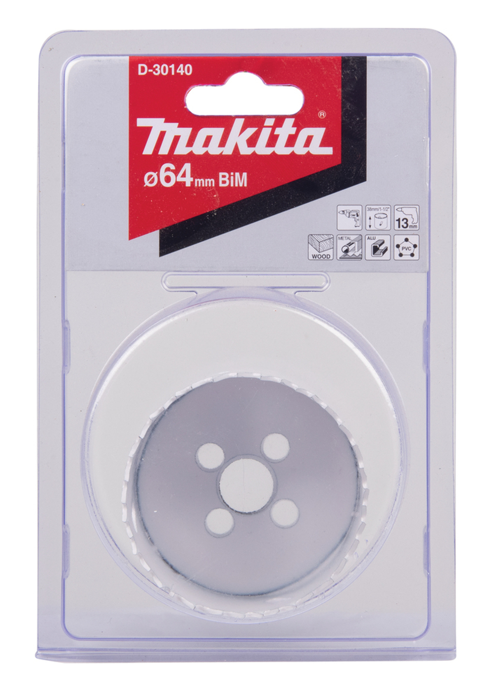Коронка BI-M 64мм Makita D-30140 BiM O 64 мм