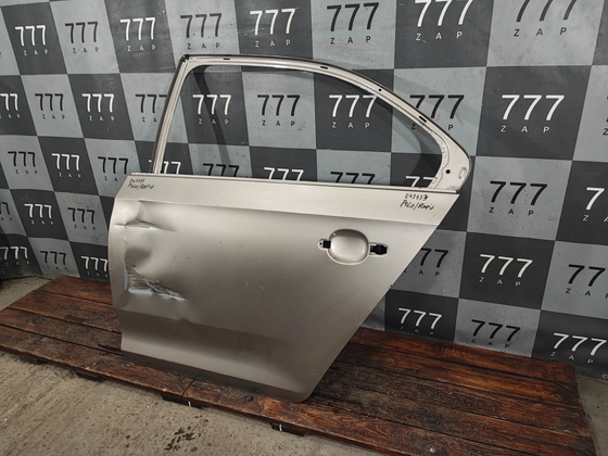 Дверь задняя левая Polo 6 / Rapid 1-2 (12-нв) Б/У Оригинал 60U833311