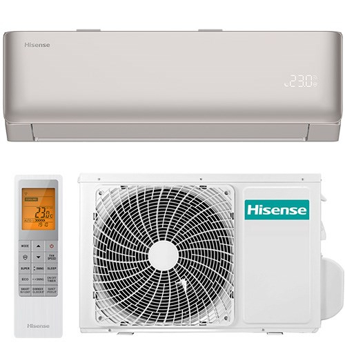 Сплит-система инверторного типа Hisense VIBE PRO AS-13UW4RLCHD00(C), шампань