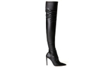 Tony Bianco Microfiber Leather Over the knee Boots 10.5cm Women"s Black
