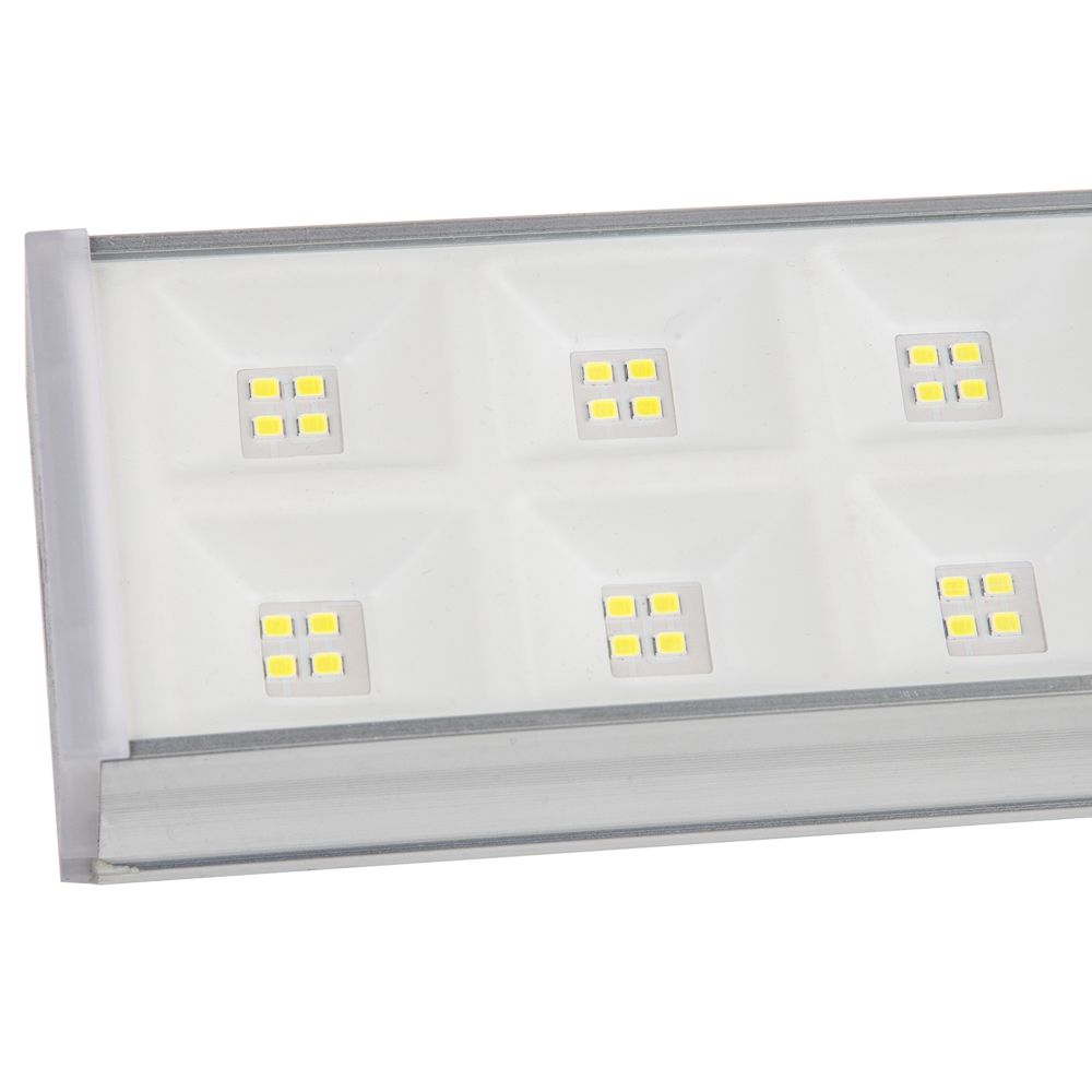 ULO-FL120C-100W-6500K-K SILVER LINKABLE Светильник светодиодный накладной. соединяемый. Дневной свет 6500K. Корпус серебристый. Угол 120 градусов. ТМ Uniel