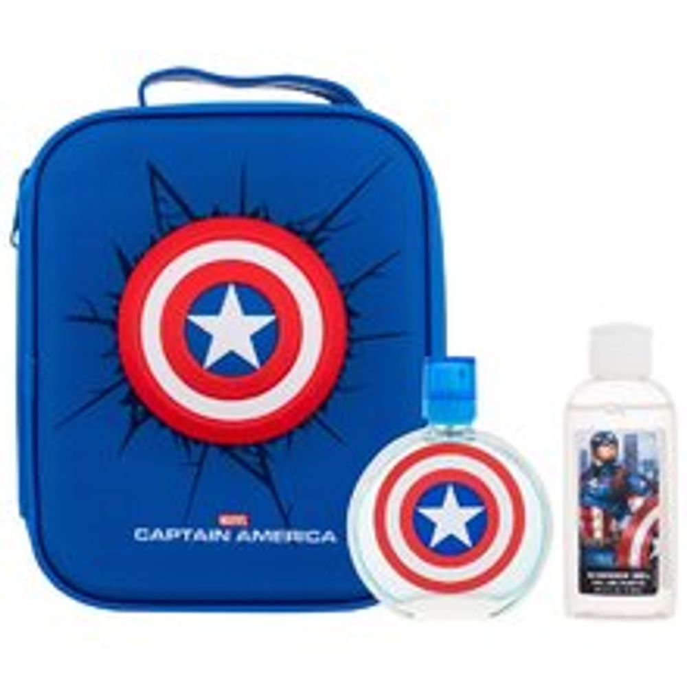 FRAGRANCES FOR CHILDREN Captain America Gift set EDT 100 ml, shower gel 100 ml and cosmetic bag 100ml FRAGRANCES FOR CHILDREN Captain America Gift set EDT 100 ml, shower gel 100 ml and cosmetic bag 100ml