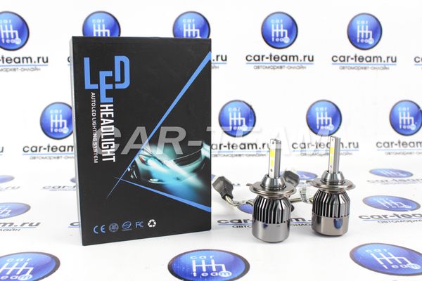 Автолампы светодиодные LED Headlight трехрежимные 3000K/6000K цоколь H7