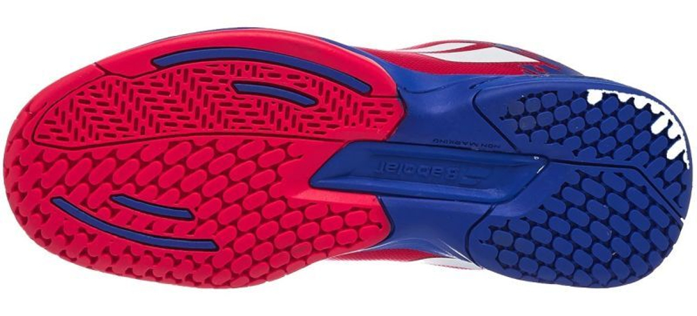детские Кроссовки теннисные Babolat Jet All Court Junior - poppy red/estate blue