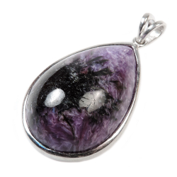 Кулон "Капель" чароит