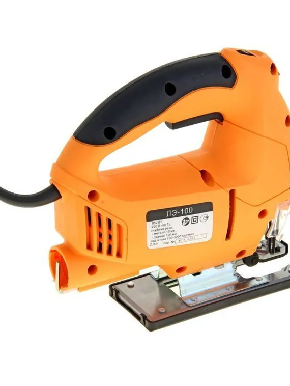 Лобзик электрический Вихрь ЛЭ-100, 220 В , 850 Вт, 800-3000 ход/мин, рез 100 мм