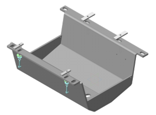Усиленная защита Motodor акб. 5 мм, алюминий. для Land Rover Range Rover Vogue 2013-н.в. арт.33218