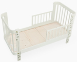 Детская кроватка-трансформер Happy baby Mommy Love в комплекте с расширением 160х70 sage