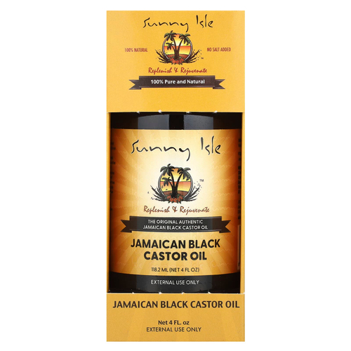 Sunny Isle, Ямайское черное касторовое масло, 118 мл (4 жидк. унц.)