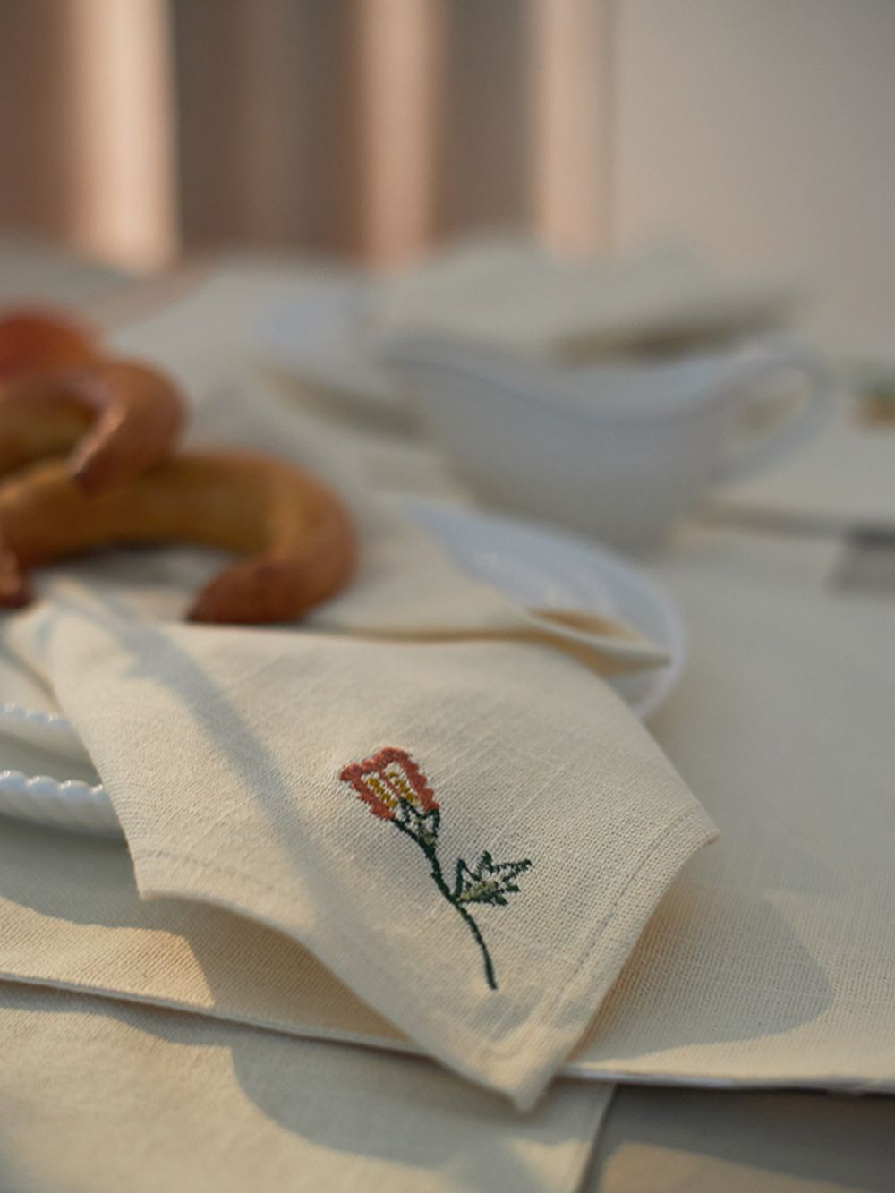 Салфетка сервировочная Spring flower из коллекции Ethnic, 45х45 см