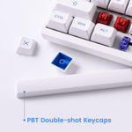 Игровая клавиатура AKKO 3098N (Blue&White/RGB/Hot-Swap/3 Modes, TTC Honey Switch)