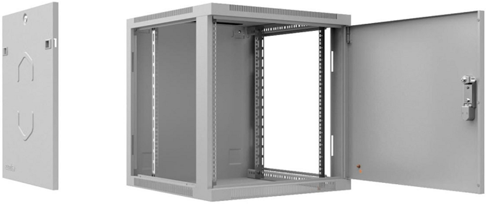 Шкаф настенный 19", 15U Cabeus SH-05F-15U60/60m-R