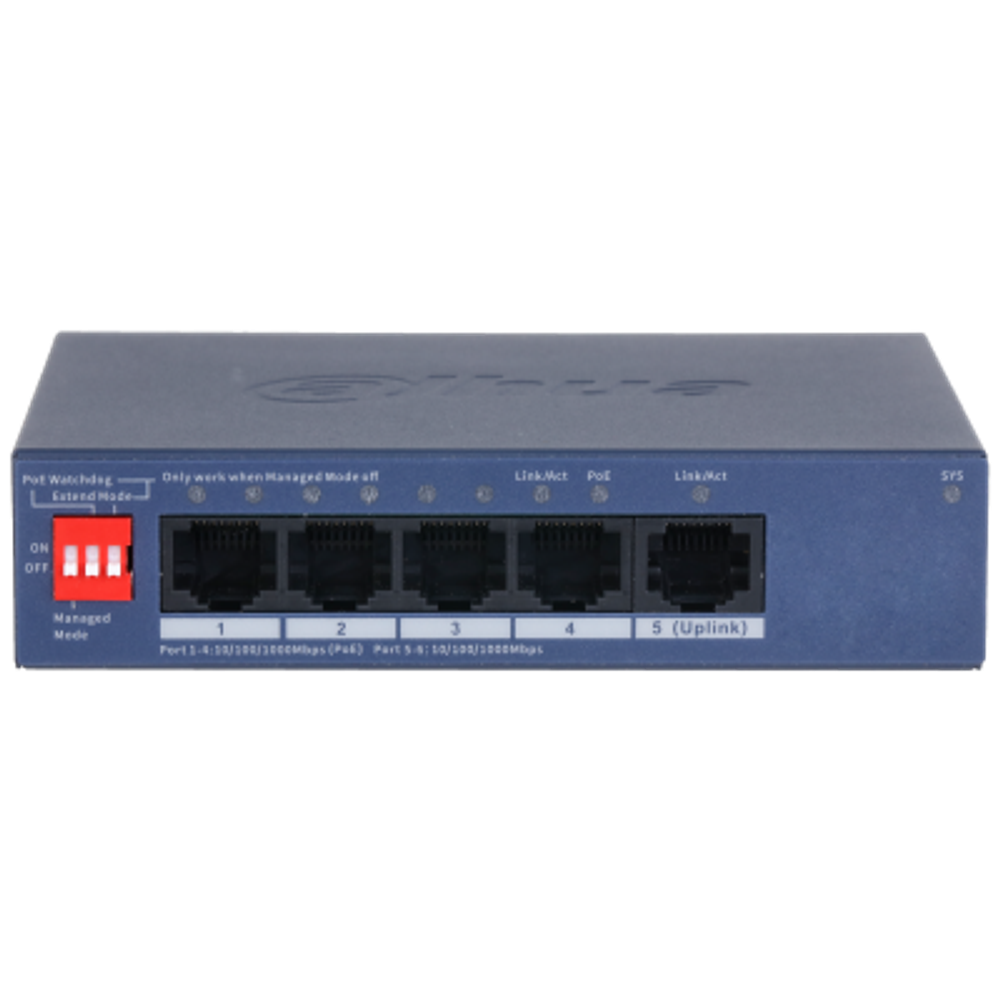 Сетевой PoE коммутатор Dahua Dahua DH-CS4005-4GT-36