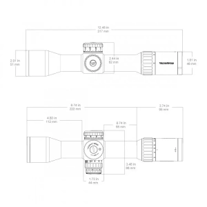 Прицел Vector Optics Continental X6 2-12x44 FFP CTR (SCFF-67)