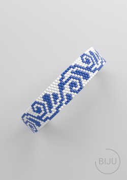 Схема PEYOTE, Схема браслета мозаичное плетение, узор из Miyuki Delica 11/0, файл PDF, №439