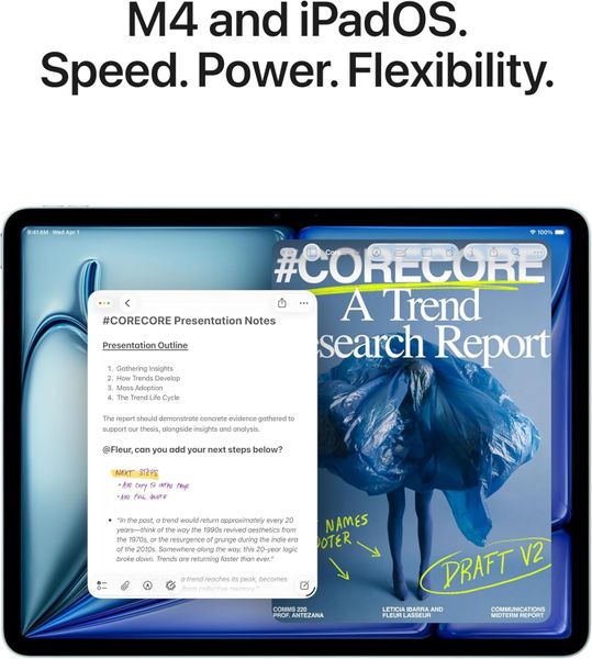 Планшет Apple iPad Air 13 (M4, 2026) 512 ГБ Wi-Fi Серый космос | Space Gray