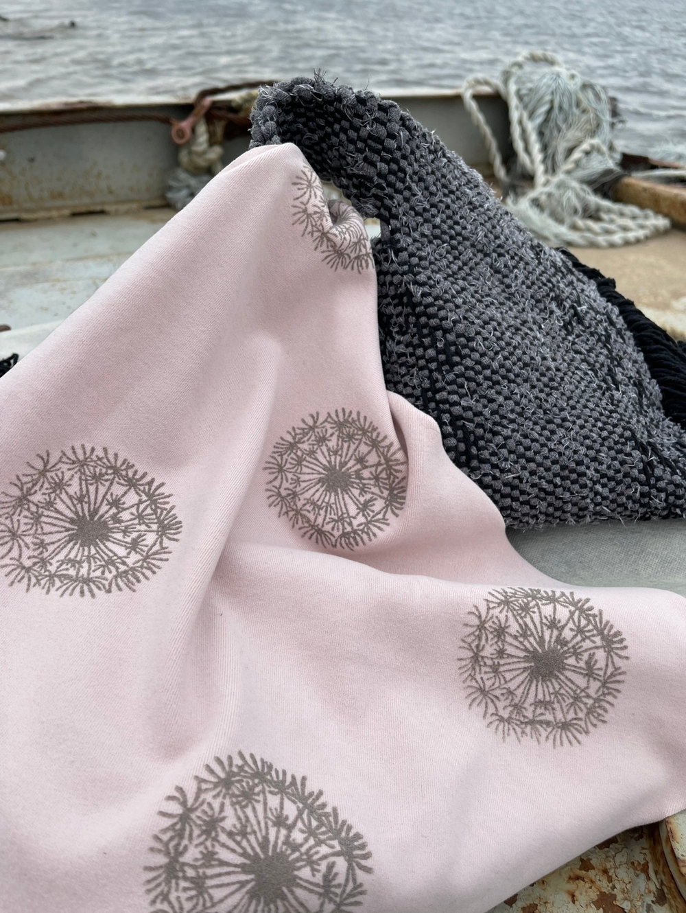 Платок Пудровый закат