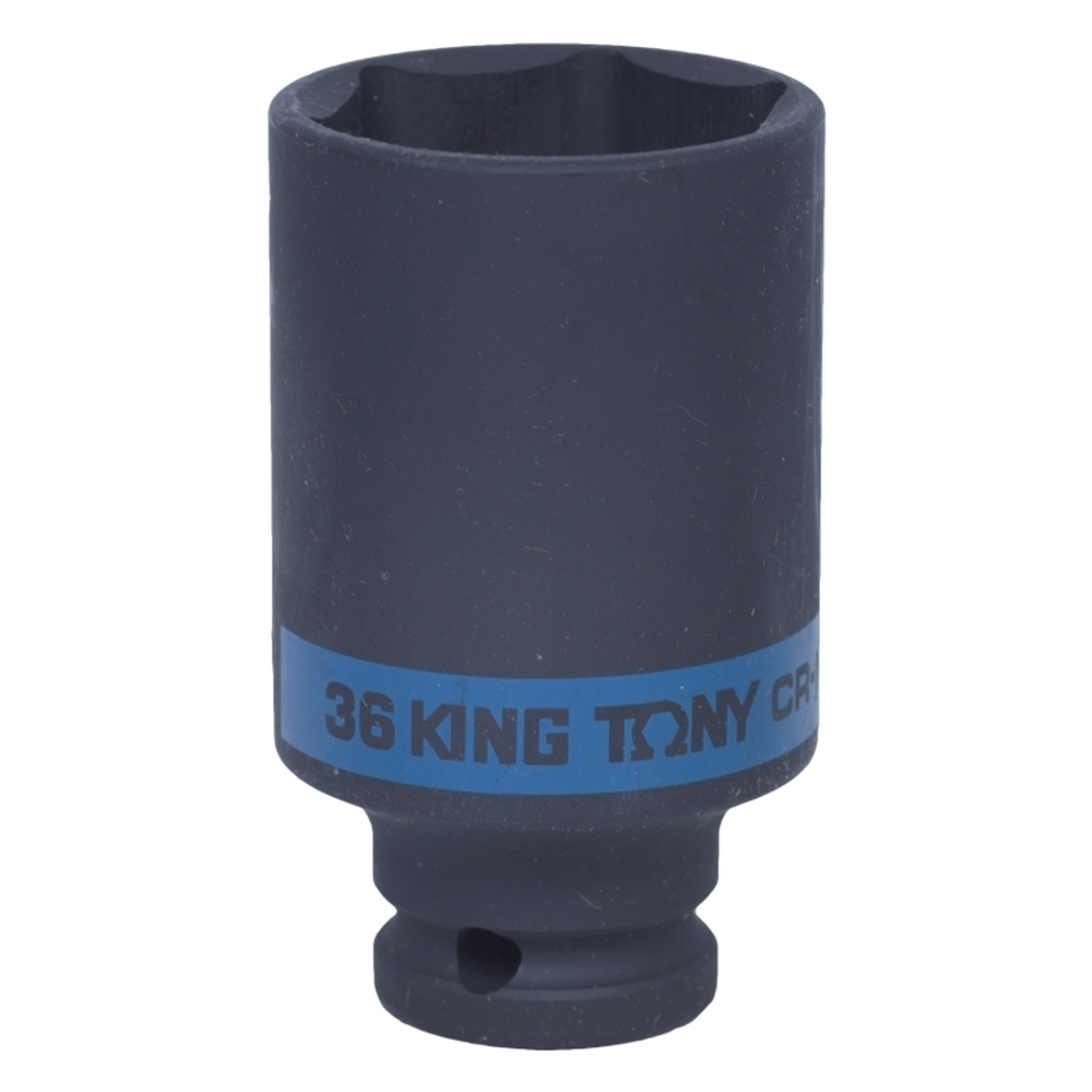 KING TONY (443536M) Головка торцевая ударная глубокая шестигранная 1/2", 36 мм