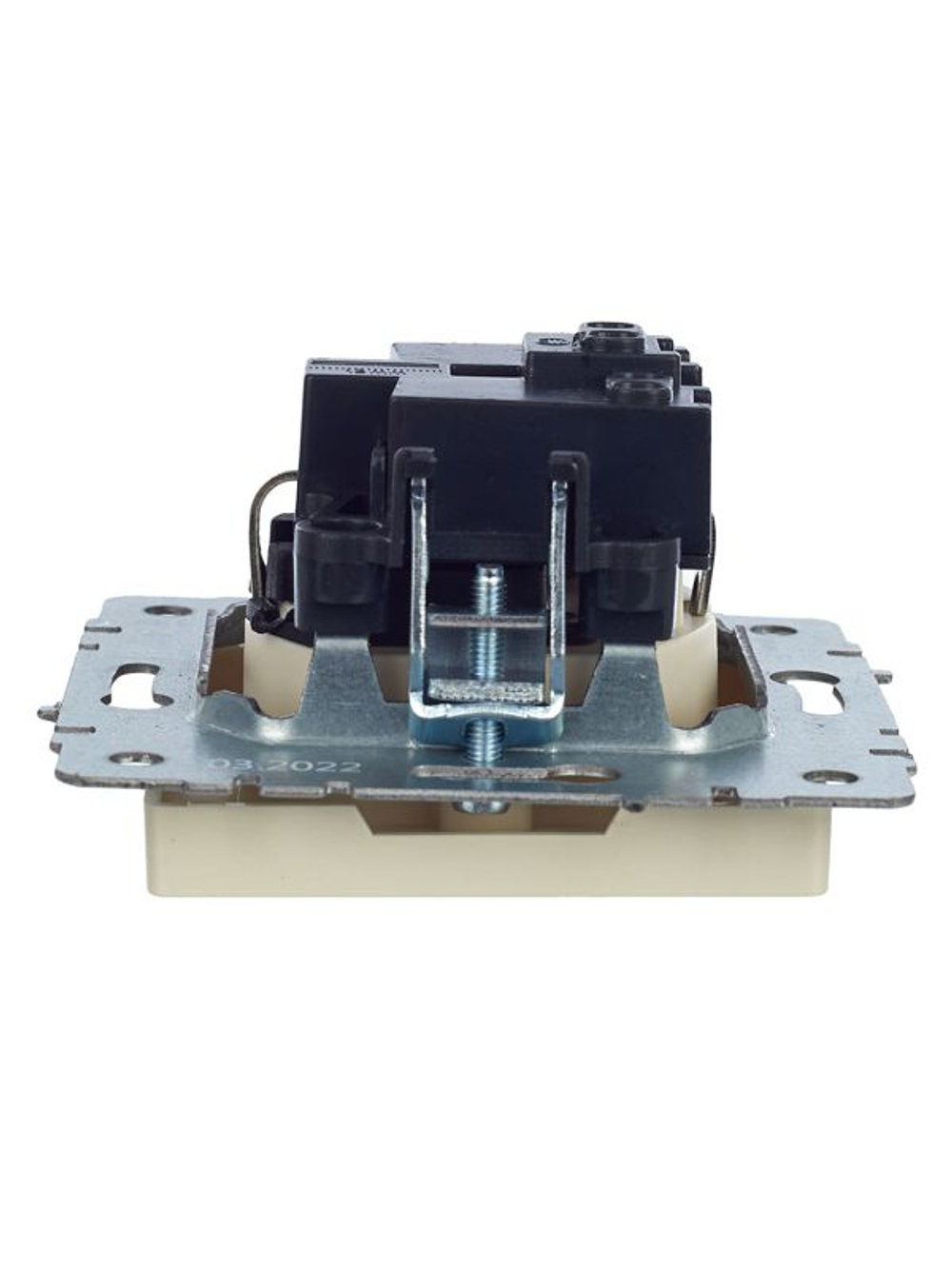 Розетка BRITE РС14-1-0-БрКр 16А с заземл. защ. шторки механизм беж. IEK BR-R14-16-K10