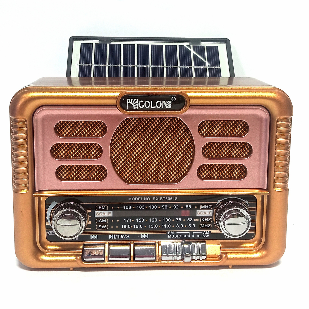 Радиоприемник Golon RX-BT6061S Solar Power