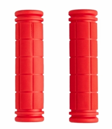 Грипсы резиновые красные, длина 125 мм, инд. упаковка Vinca Sport H-G 38 red