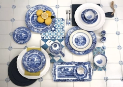 Spode - Синяя итальянская масленка 20х10см. / артикул   BLI2850-X  / GTIN 783931401565