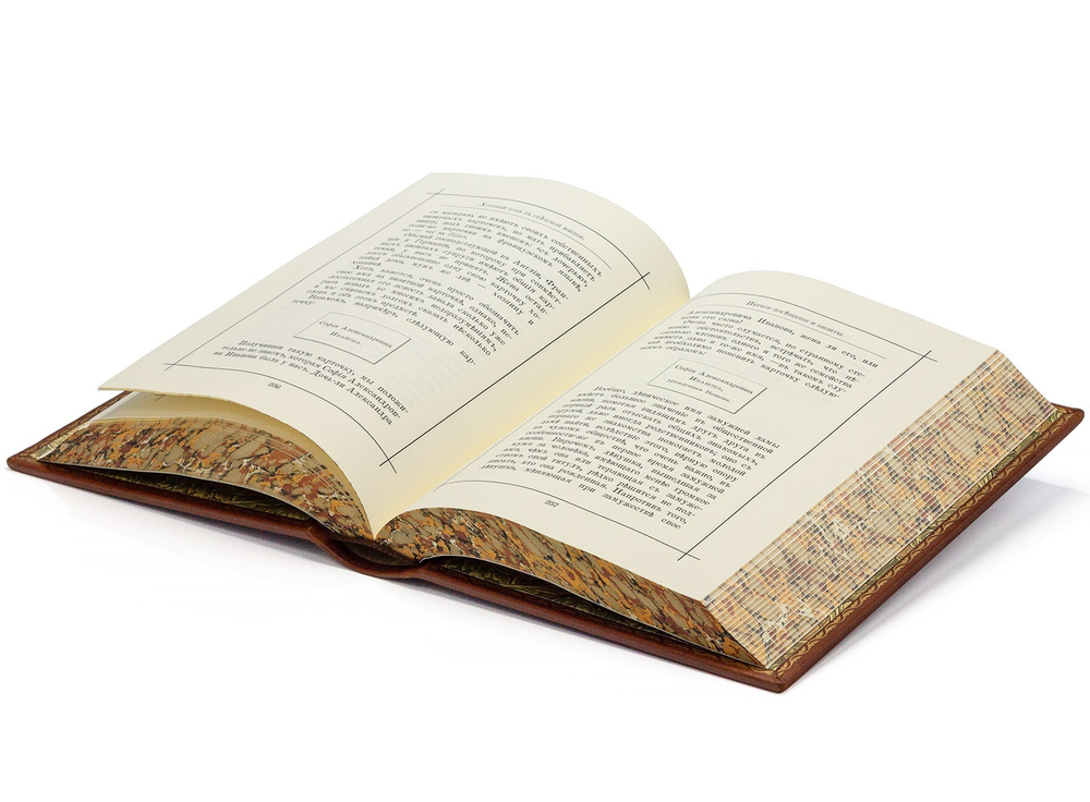 "Хороший тон", переиздание 1881 года. Подарочная книга в кожаном переплете