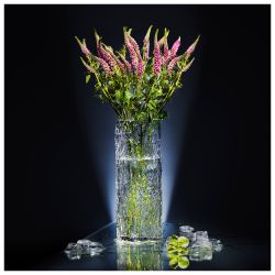 ВАЗА "GLASS NATURE" 12*30 СМ