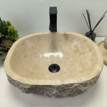 Раковина из мрамора Erozy Cream EM-62684 (46*38*16) 124