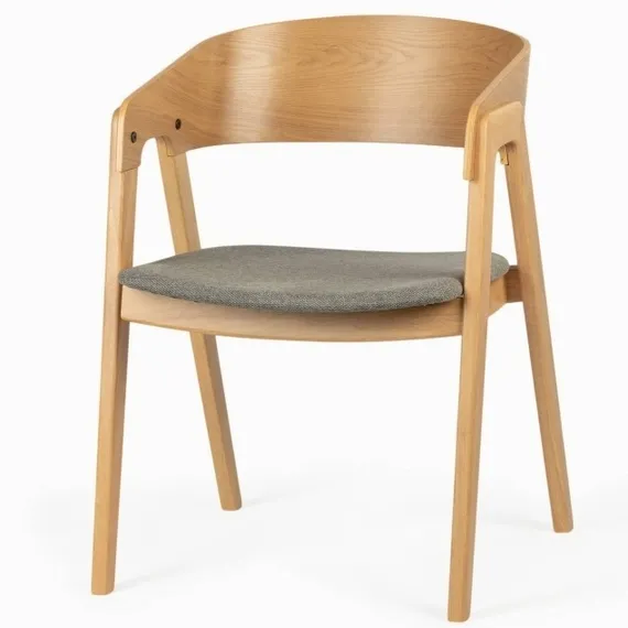 Стул Prerogative, ясень, серое сиденье