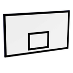 Щит баскетбольный игровой, фанера 15 мм, 1050 х 1800 мм