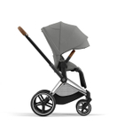 Коляска Cybex Priam IV 3 в 1 цвет Mirage Grey на шасси Chrome Brown