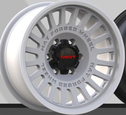 Диск колёсный кованый MAT offroad VB190s R17 8,0 ET0 White