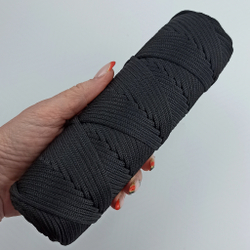 Полиэфирный шнур круглый 3 мм Черный