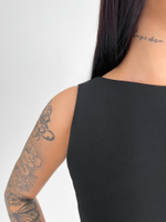 Платье AiZmode 04 укороченное с открытой спиной и воланом