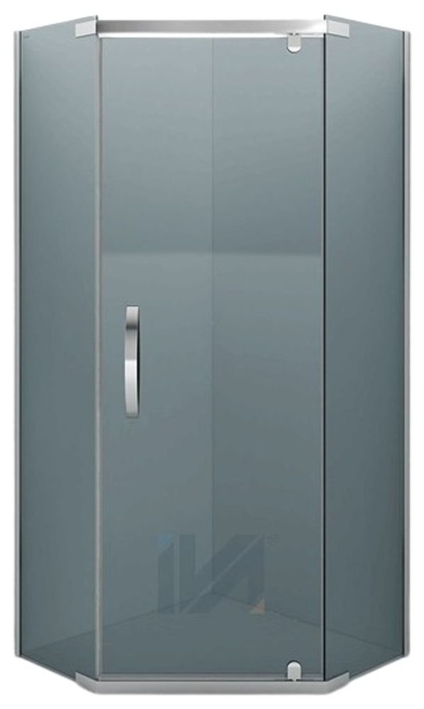 Душевое ограждение IVA E2PS100C 1000*1000*2000 без поддона, прозрачное стекло, 8 мм.