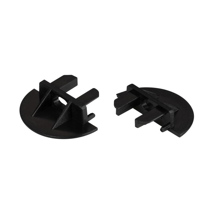 Заглушка для MIC-FS-R черная с отверстием Arlight 047224