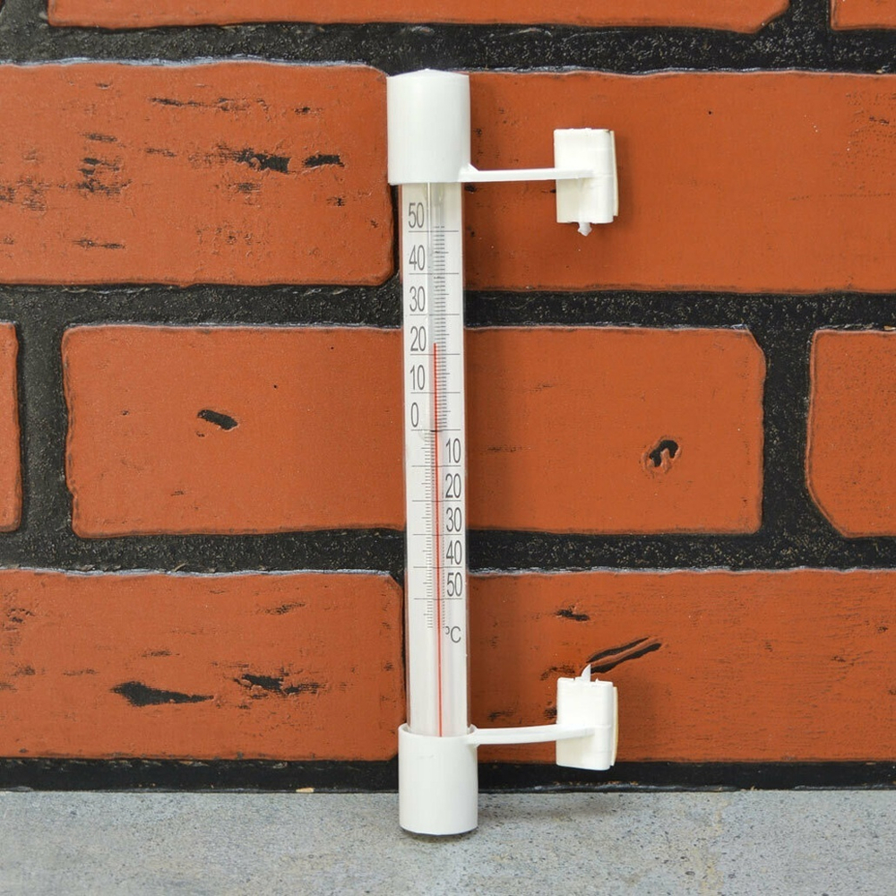 Термометр оконный "Липучка" (стеклянный) в пакете