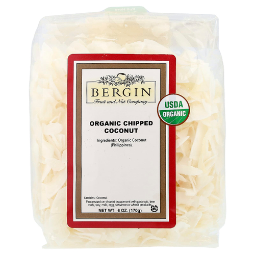 Bergin Fruit and Nut Company, Органический кокос, 170 г (6 унций)