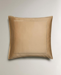 Zara Home - Атласная наволочка с двойной гирляндой 50x75 см