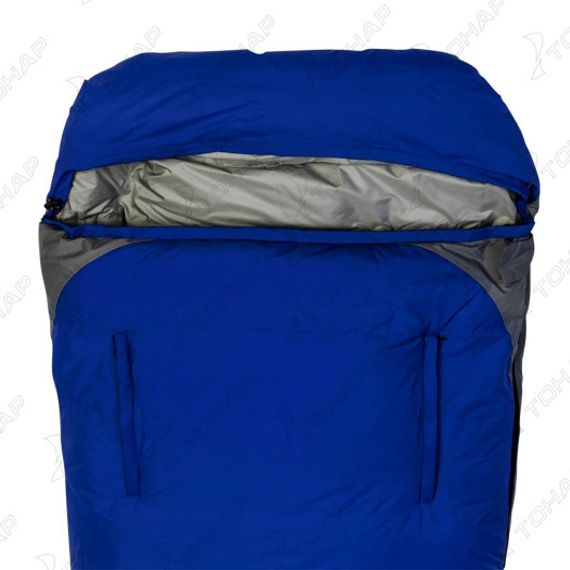Спальный мешок пуховый PREMIER (190+30)х80см (t-25C) синий (PR-YJSD-32-B)
