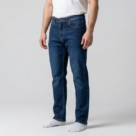 Джинсы «Прямые» Savgand • Синий