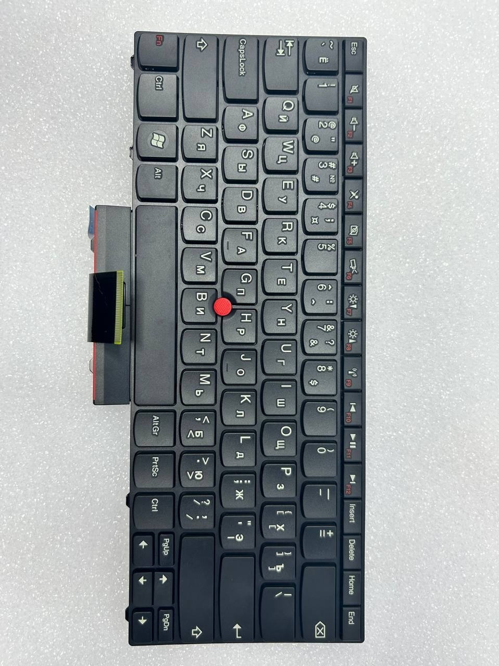 Клавиатура для ноутбука Lenovo ThinkPad E31/Edge 13. раскладка - русская, без подсветки, черная (60Y9461), оригинал