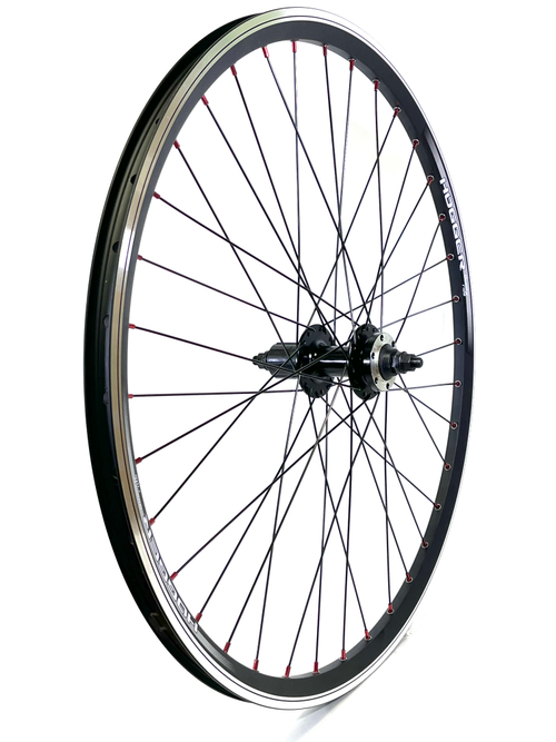 Колесо 27.5" HOGGER зад. ал. дв. пистон черн ал. ДИСК касс. 8-10 ск. гайка, черн. спица ч